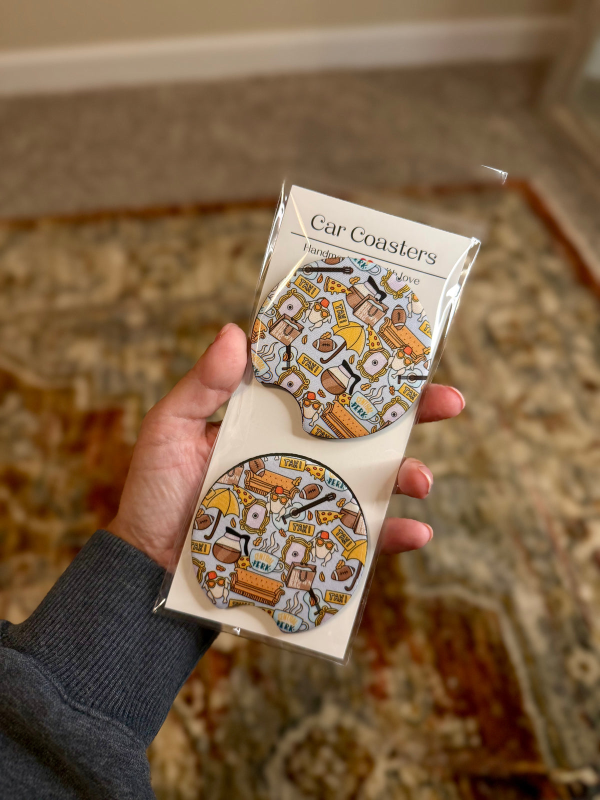 The One With the Car Coaster Set