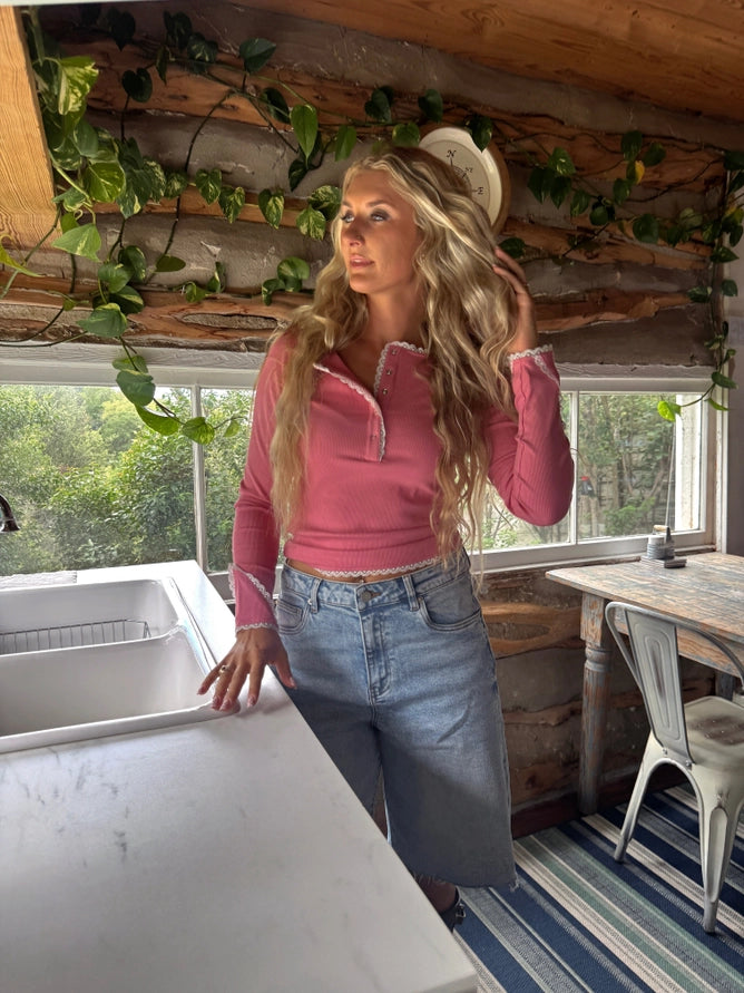 Wild Rose Henley