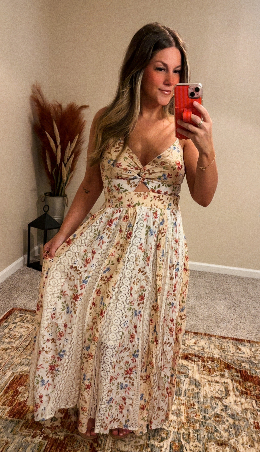 Prairie Blossom Maxi Dress