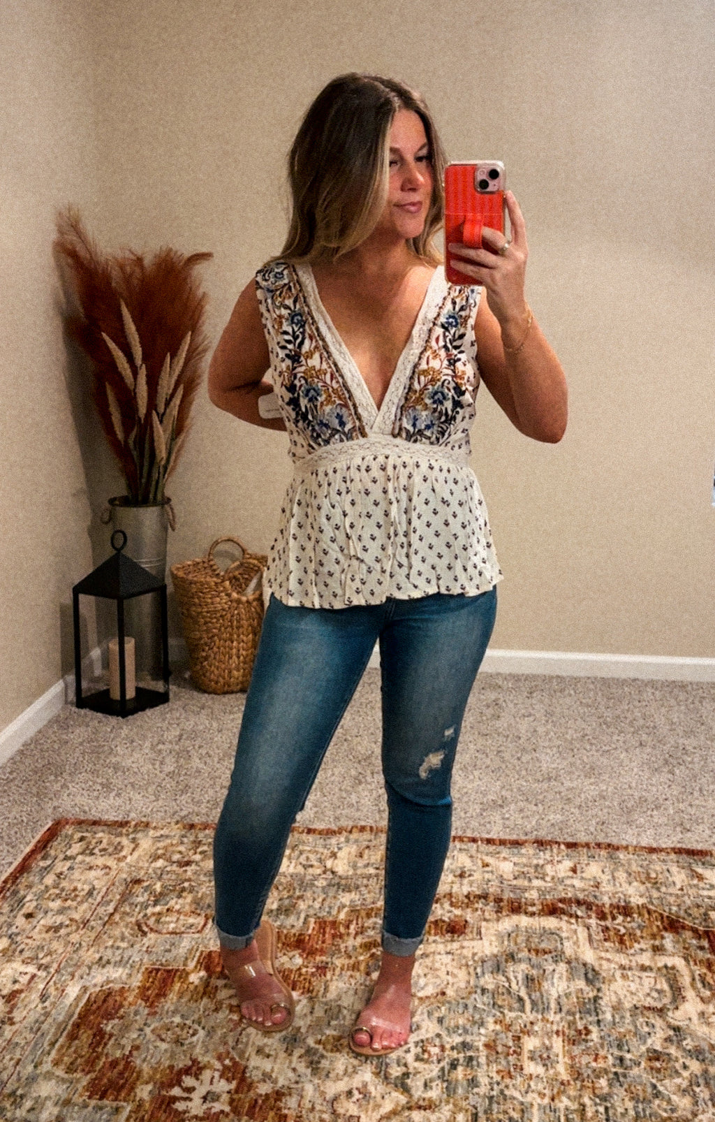 Bluebell Lace Tank
