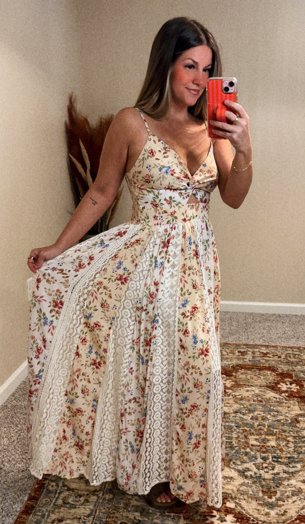 Prairie Blossom Maxi Dress