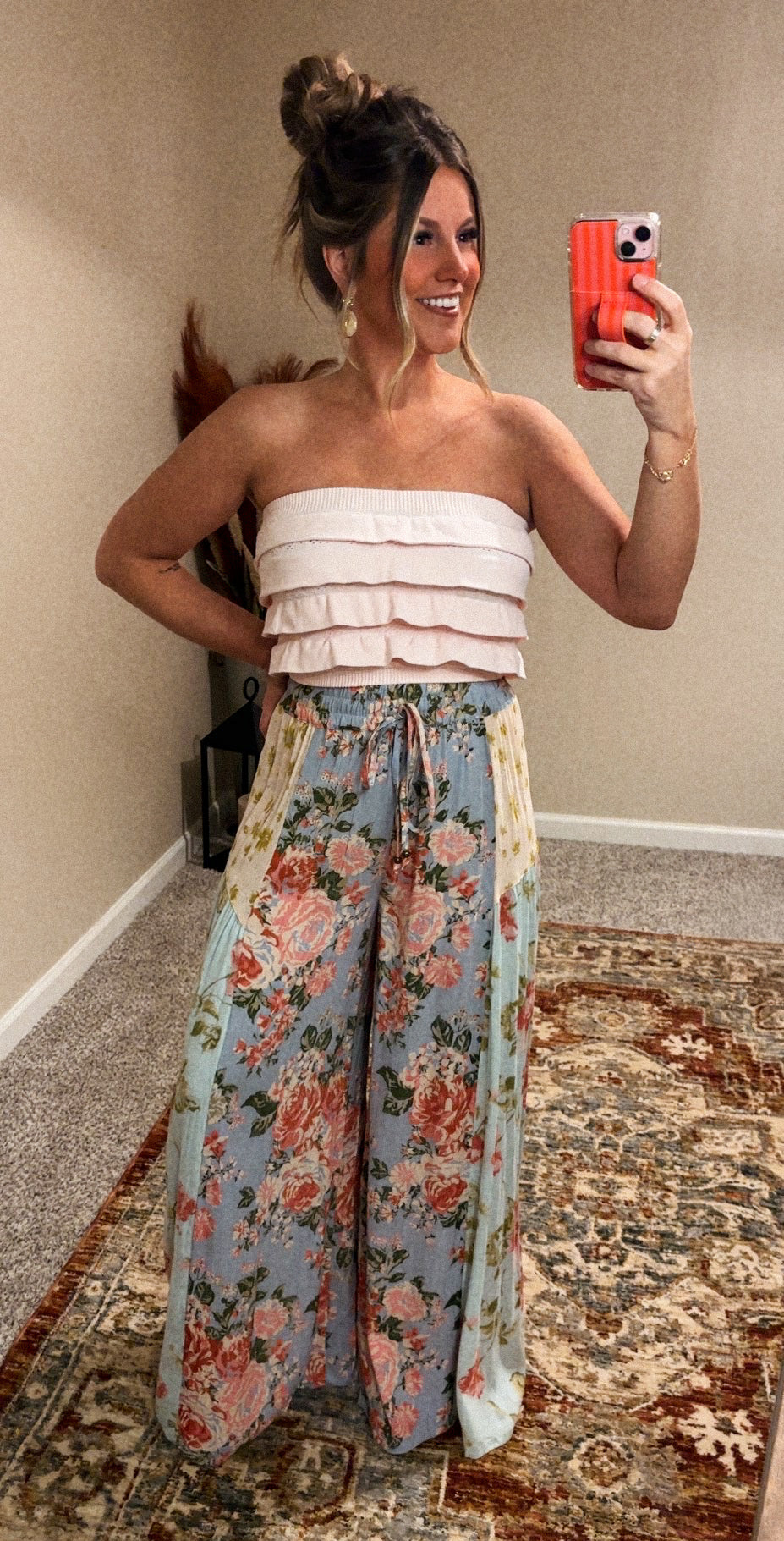 Sweet Pea Ruffle Tube Top