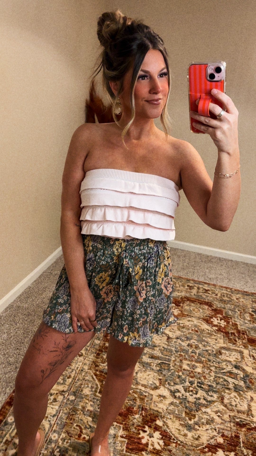 Sweet Pea Ruffle Tube Top