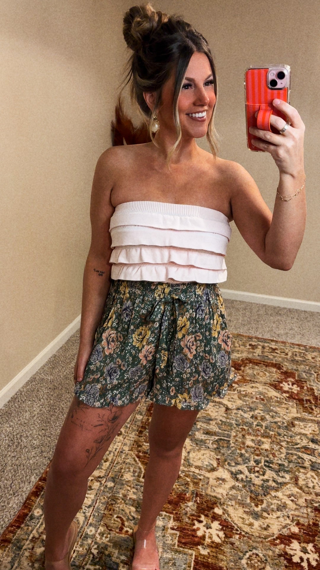 Sweet Pea Ruffle Tube Top