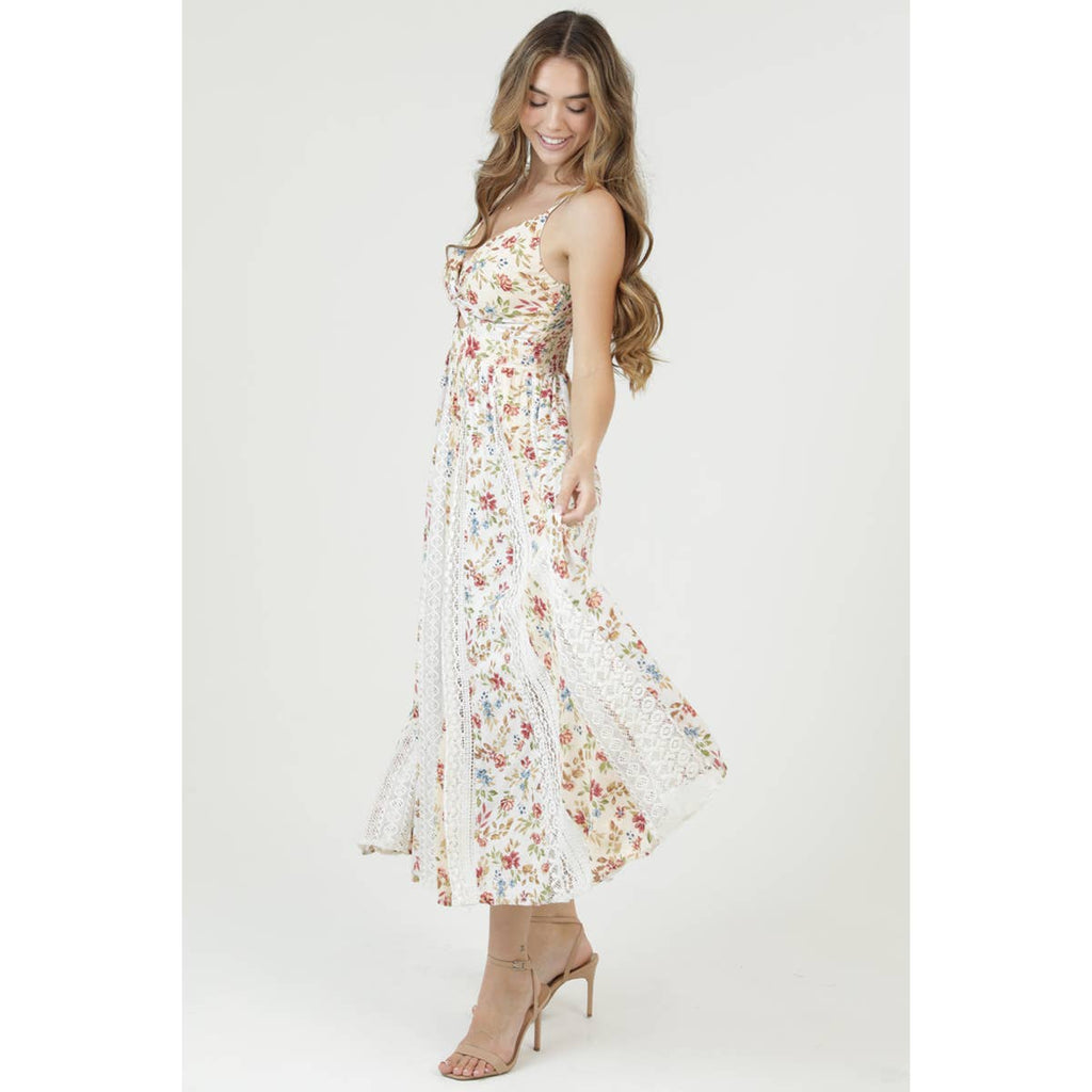 Prairie Blossom Maxi Dress